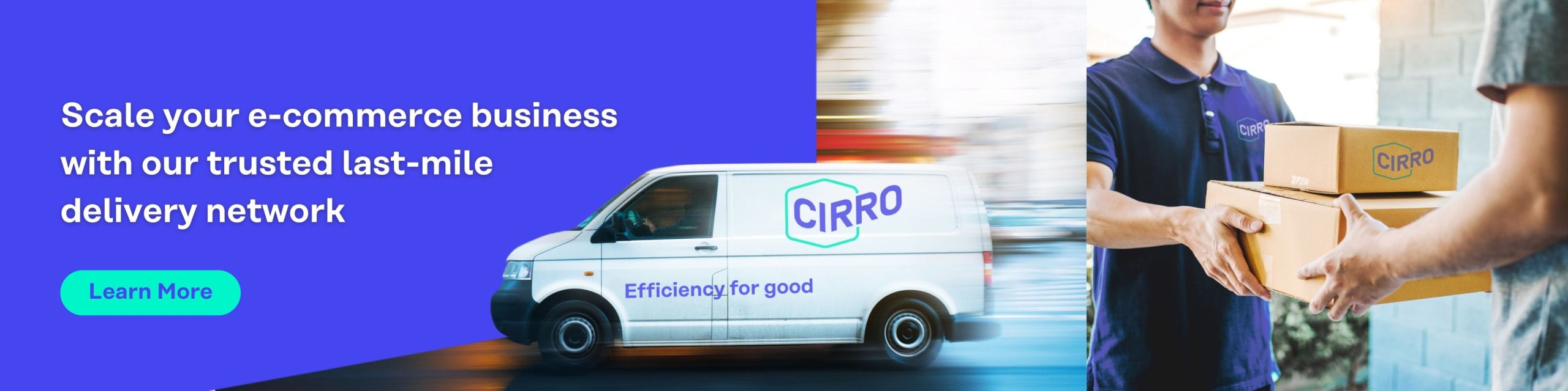 Scale your e-commerce business with our trusted last-mile delivery network